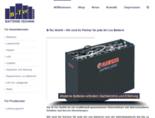 Tablet Screenshot of batterie-technik.de